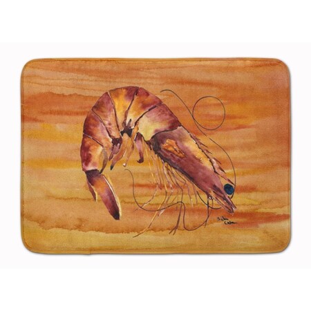 Carolines Treasures Shrimp Machine Washable Memory Foam Mat 8140-RUG